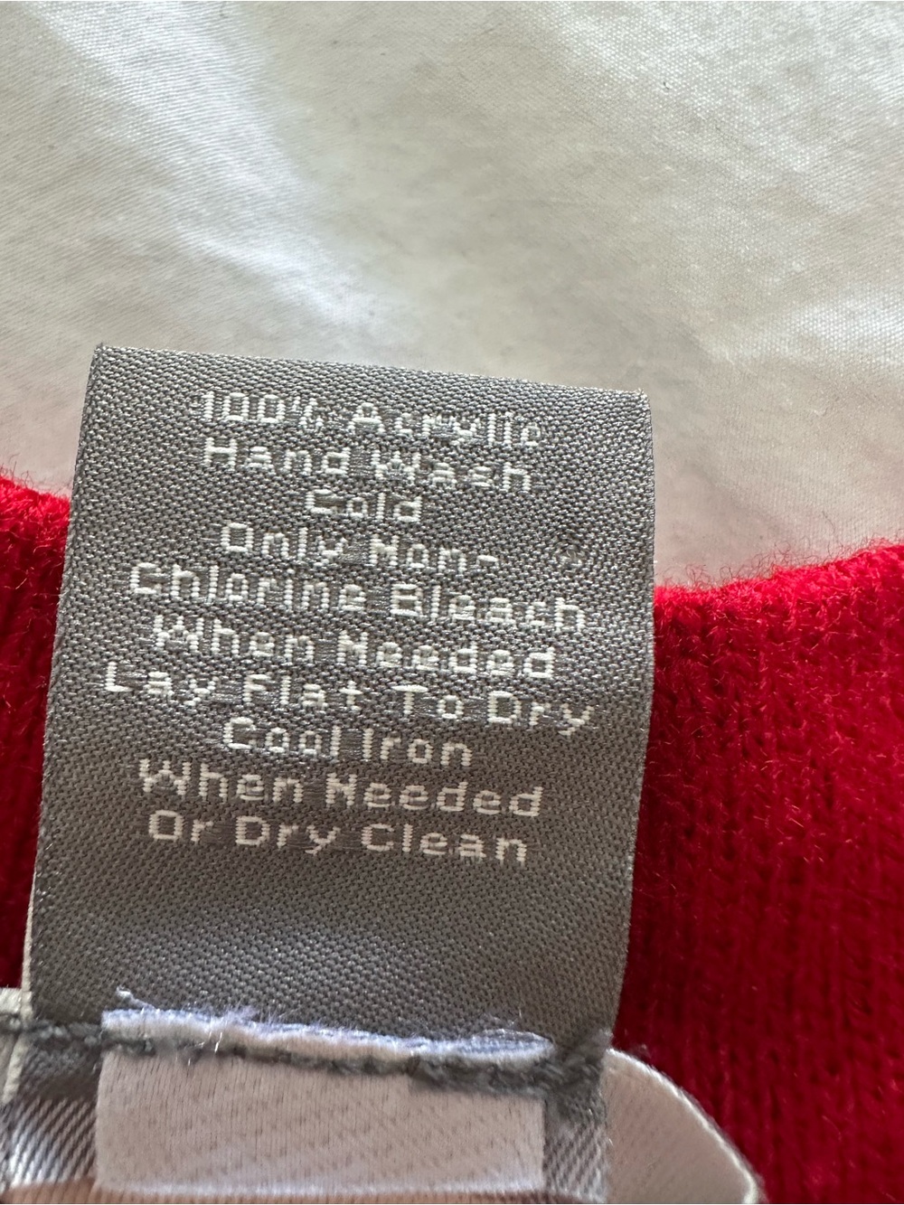 Ann Taylor red wrap sweater, OSFA - Picture 11 of 11